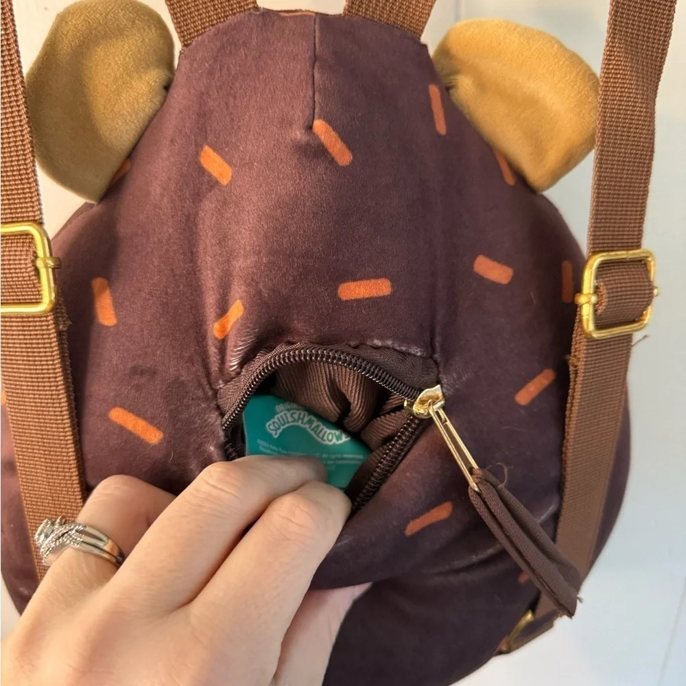 Squishmallow 10” Backpack Hans Hedgehog Great Condition!